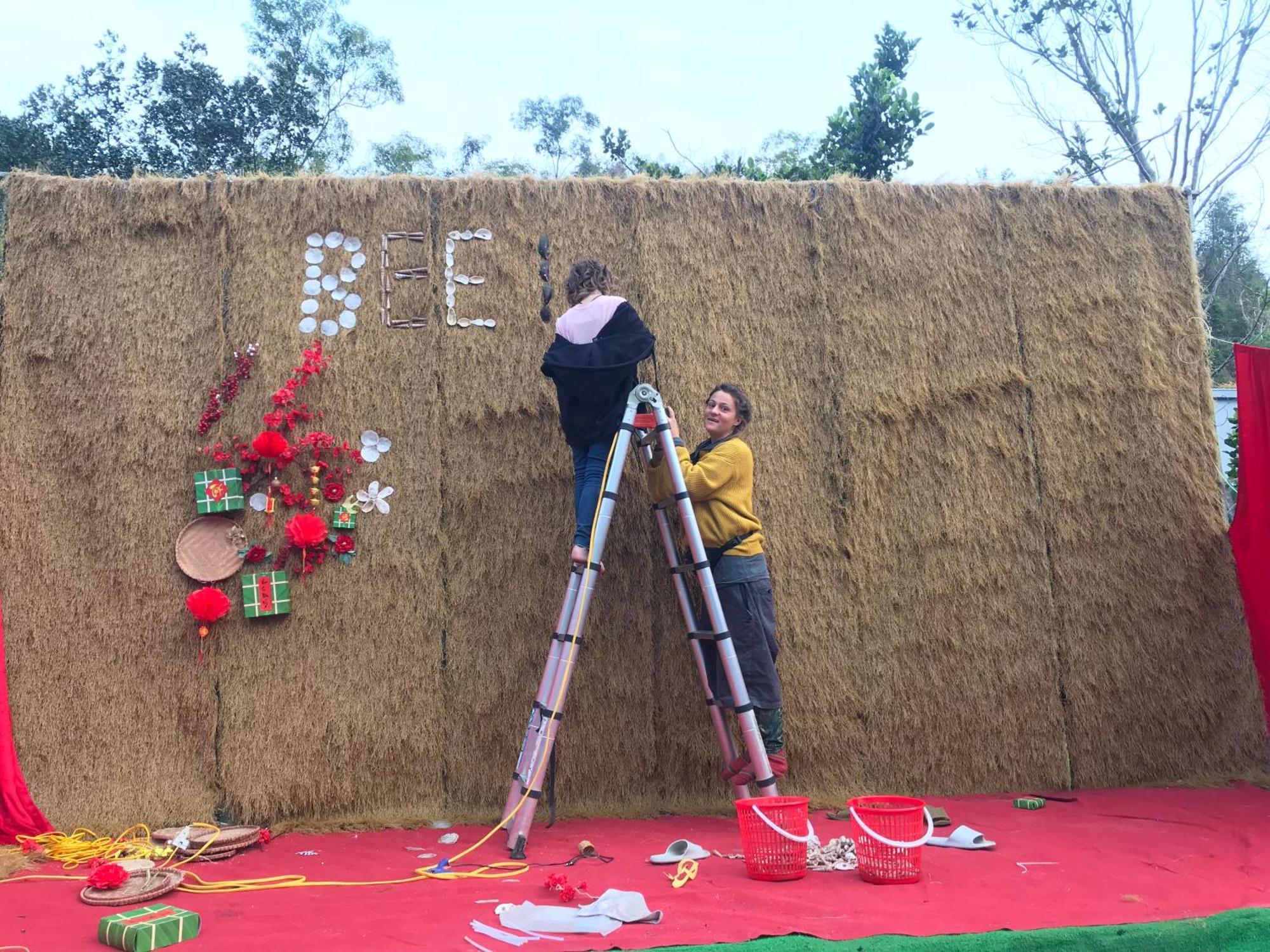 Bee Lucky Homestay Hien Hao المظهر الخارجي الصورة